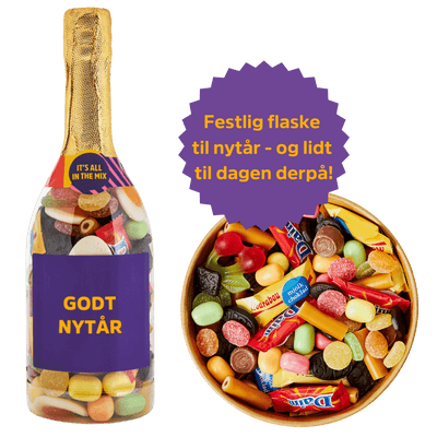 Tømmermændsbøtte & Champagneflaske